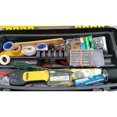 Stanley Portable Toolbox and Various Tools