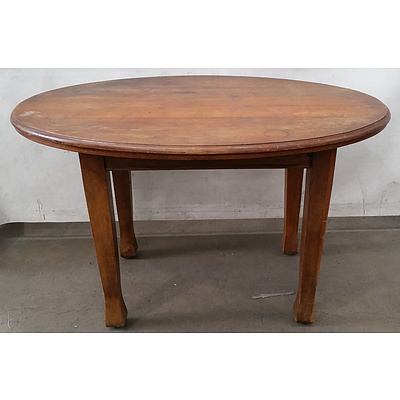 Small Maple Timber Table Dining Table Circa 1930