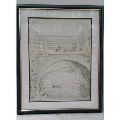 Offset Print of Winnie The Pooh Sketch