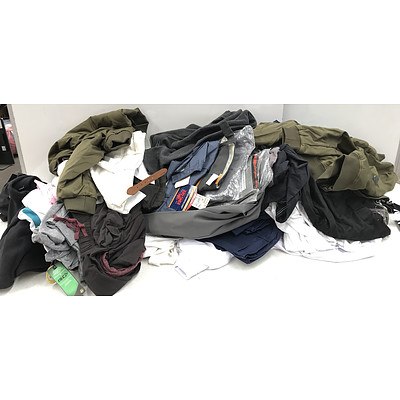 Bulk Lot of Brand New Men's Clothing - RRP Over $1,000
