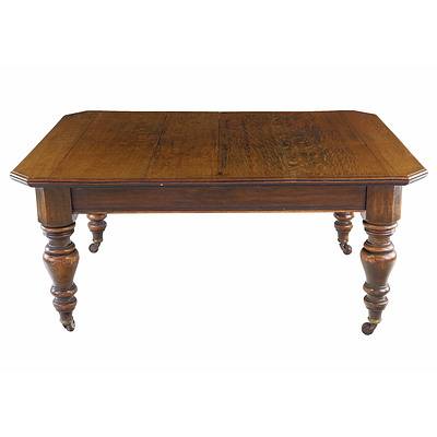 Impressive Edwardian Oak Extension Dining Suite for Ten, Early 20th Century