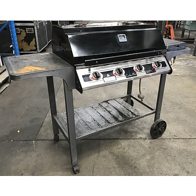 Cordon Bleu 4-Burner Barbecue with Side Wok Burner