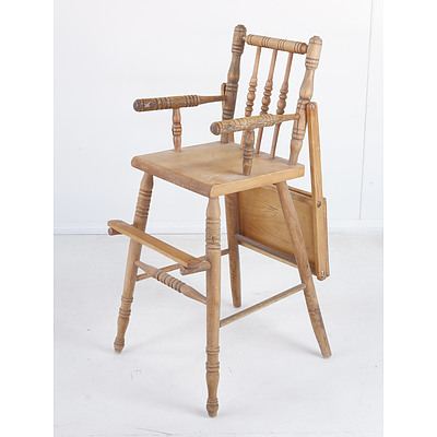 Antique Pine High Chair