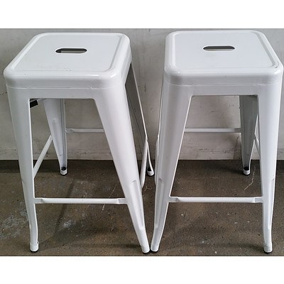 Contemporary Bar Stools - Lot of Two