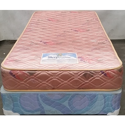 Single Ensemble Bed and Mattress