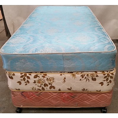 Single Ensemble Bed and Mattress