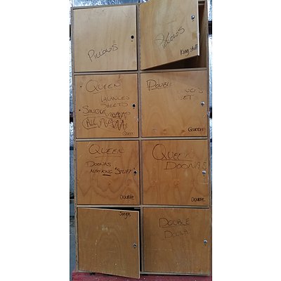 Custom Built Golf Bag Storage Locker