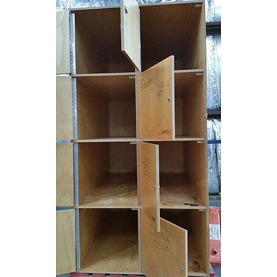 Custom Built Golf Bag Storage Locker