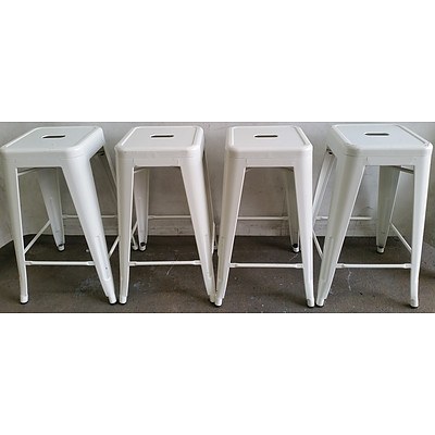 Contemporary Bar Stools - Lot of Four