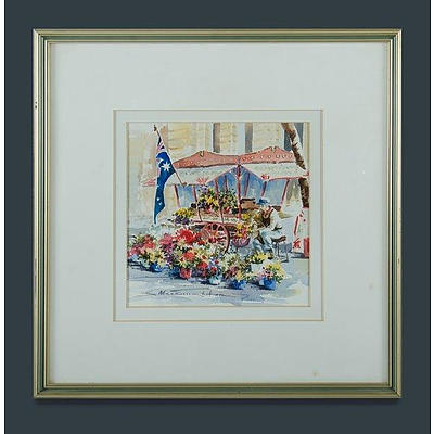 MACNAUGHTON Jenny 'The Flower Seller', W/Clr