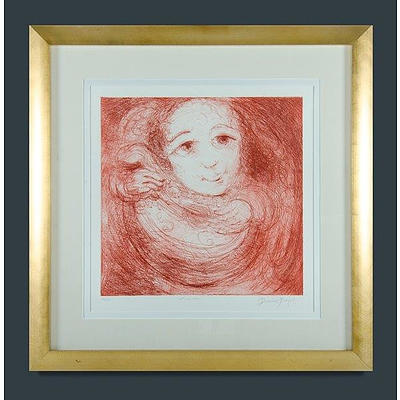 BOYD, David (1924-2011), 'Musician' , Coloured Etching 43/60