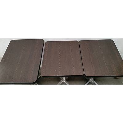 Compact Cafe Tables - Lot of Three