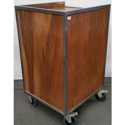 Mobile Commercial Stainless Steel Gastronomy Cart