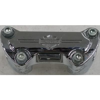 Harley Davidson Fatboy Handlebar and Mounting Clamp