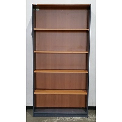 Dark Grey Contemporary Bookshelf