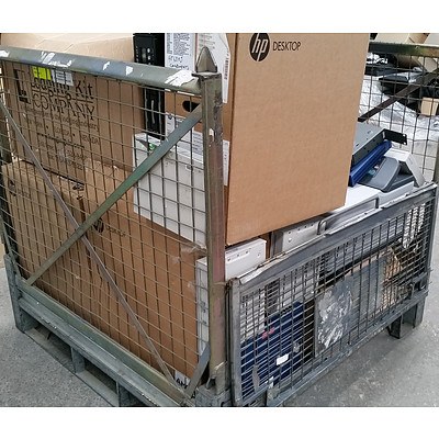 Bulk Lot of Assorted IT Equipment - Printer, Accessories & Networking Equipment