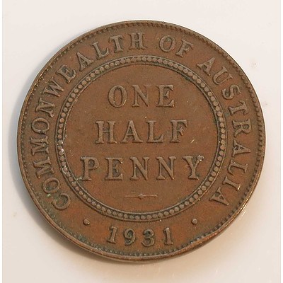 Australia Halfpenny 1931