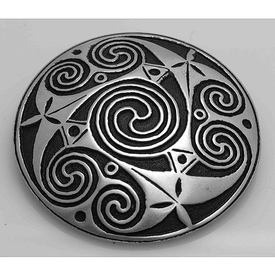 Celtic Pewter Brooch