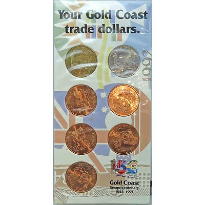 Australia Gold Coast Trade Dollar Set
