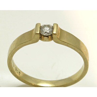 9ct Gold Diamond Ring