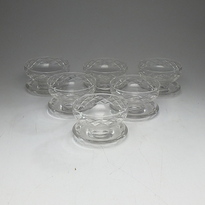 Six Stuart Crystal Bowls