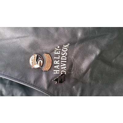 Harley Davidson Leather Vest & Sierra Boots