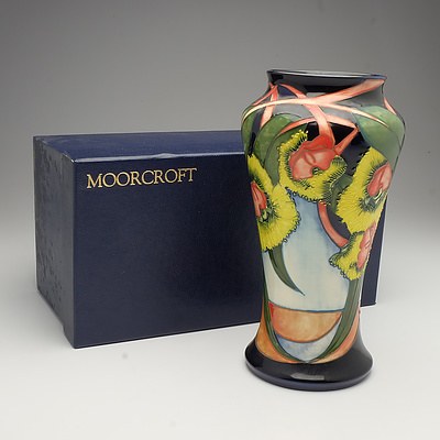 Moorcroft Illyarrie Vase Designed by Emma Bossons, Circa 2000