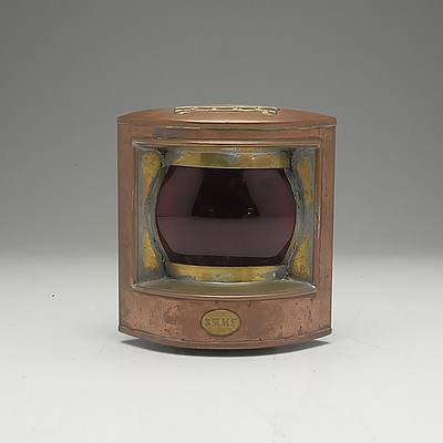 Vintage S.W.M.F Copper Ships Lantern