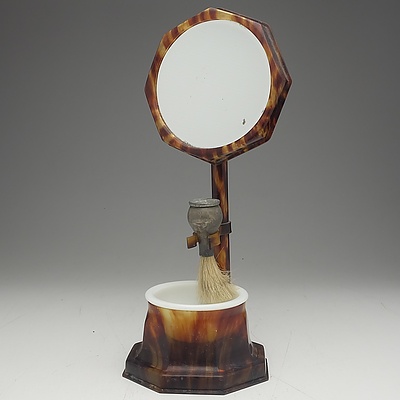Faux Tortoise Shell Shaving Stand