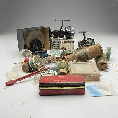 Group of Fishing Equipment, Including Reels, Mitchell Spinning Reel and More