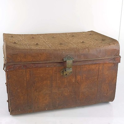 Vintage Steel Trunk