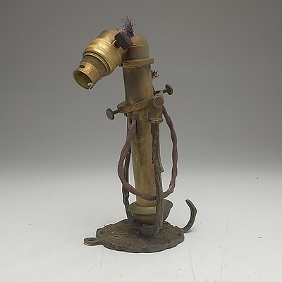 Antique Gimbal Lamp