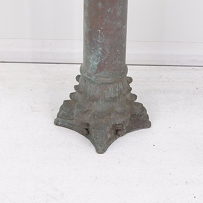 Antique Brass Ships Corinthian Style Column