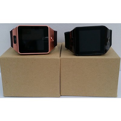DZ09 Bluetooth Phone Smart Watch With Camera - Lot of 10 - Brand New - RRP $120.00