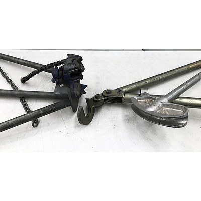 Record 182C Portable Pipe Bender & Stand