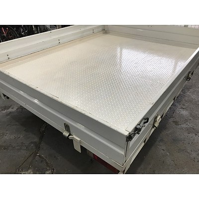 Trans Alloy White Steel Ute Tray