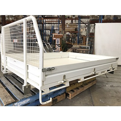 Trans Alloy White Steel Ute Tray