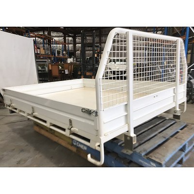 Trans Alloy White Steel Ute Tray
