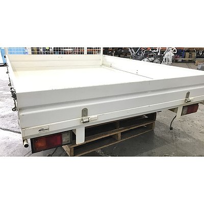 Trans Alloy White Steel Ute Tray