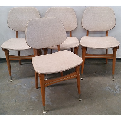 Vintage Retro Dining Chairs - Lot of Four