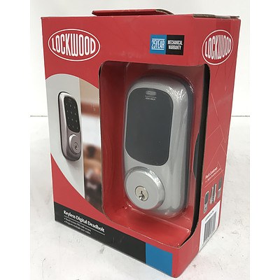 Lockwood Assa Abloy Keyless Digital Deadbolt - Brand New - RRP Over $250