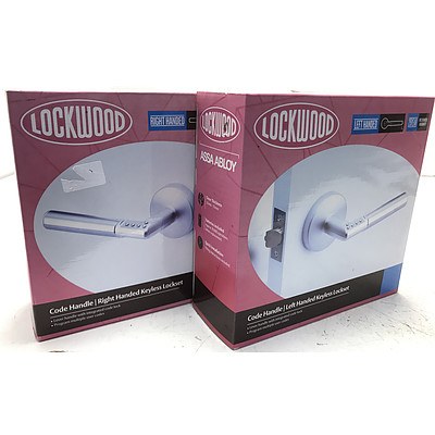 Lockwood Assa Abloy Code Handle Right & Left Handed Keyless Lock Set - Brand New - RRP Over $500
