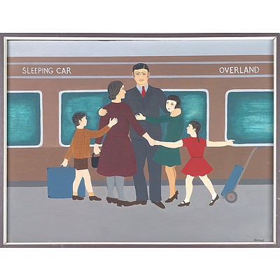 Dee Jones (1973-) The Safe Arrival, Oil on Canvas