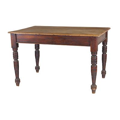 Rustic Kauri Pine Kitchen Table