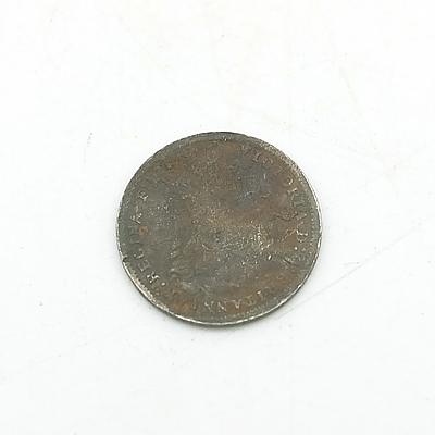 1876 Queen Victoria Three Pence