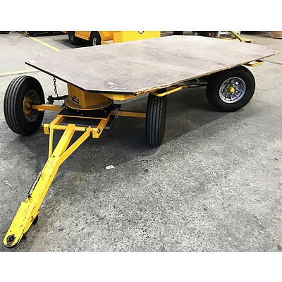 Warequip Warehouse Tug Trailer - Flat Deck