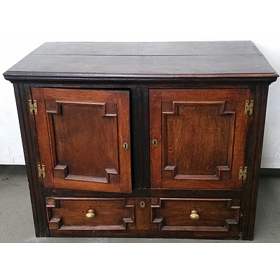 Georgian Style Oak Mule Chest