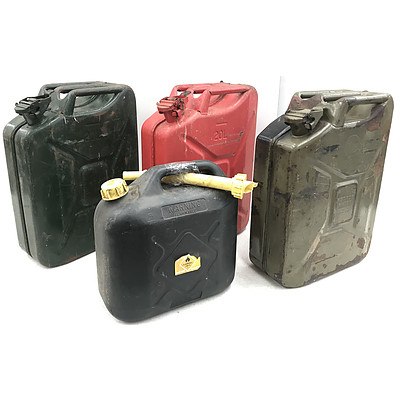 Four Fuel Containers