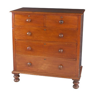 Australian Cedar Chest of Drawers Circa 1870