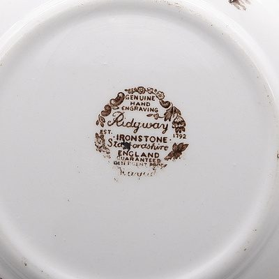 Sixteen Piece Ridgway Hayride Dinner Service